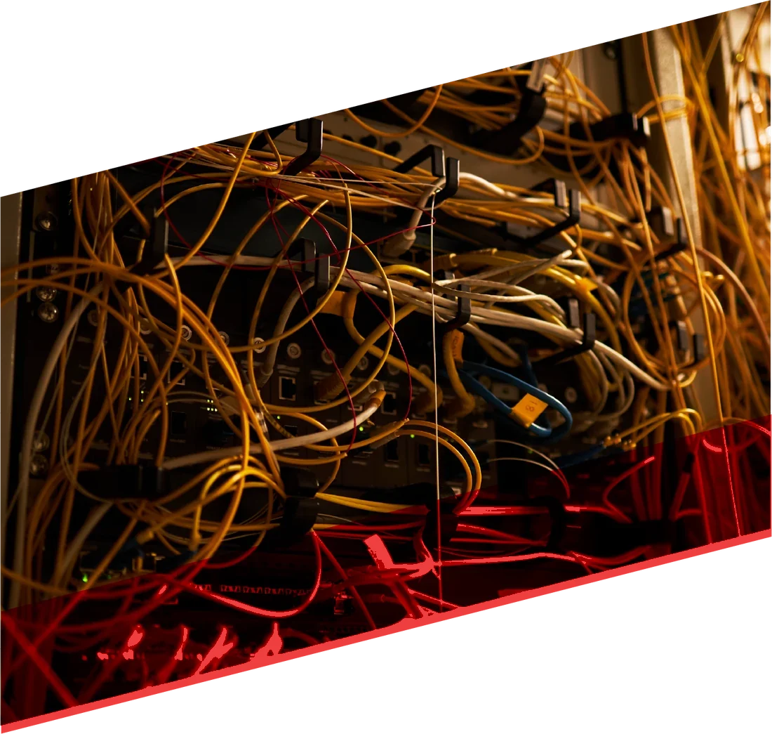 Über Jahre gewachsene IT-Verkabelung