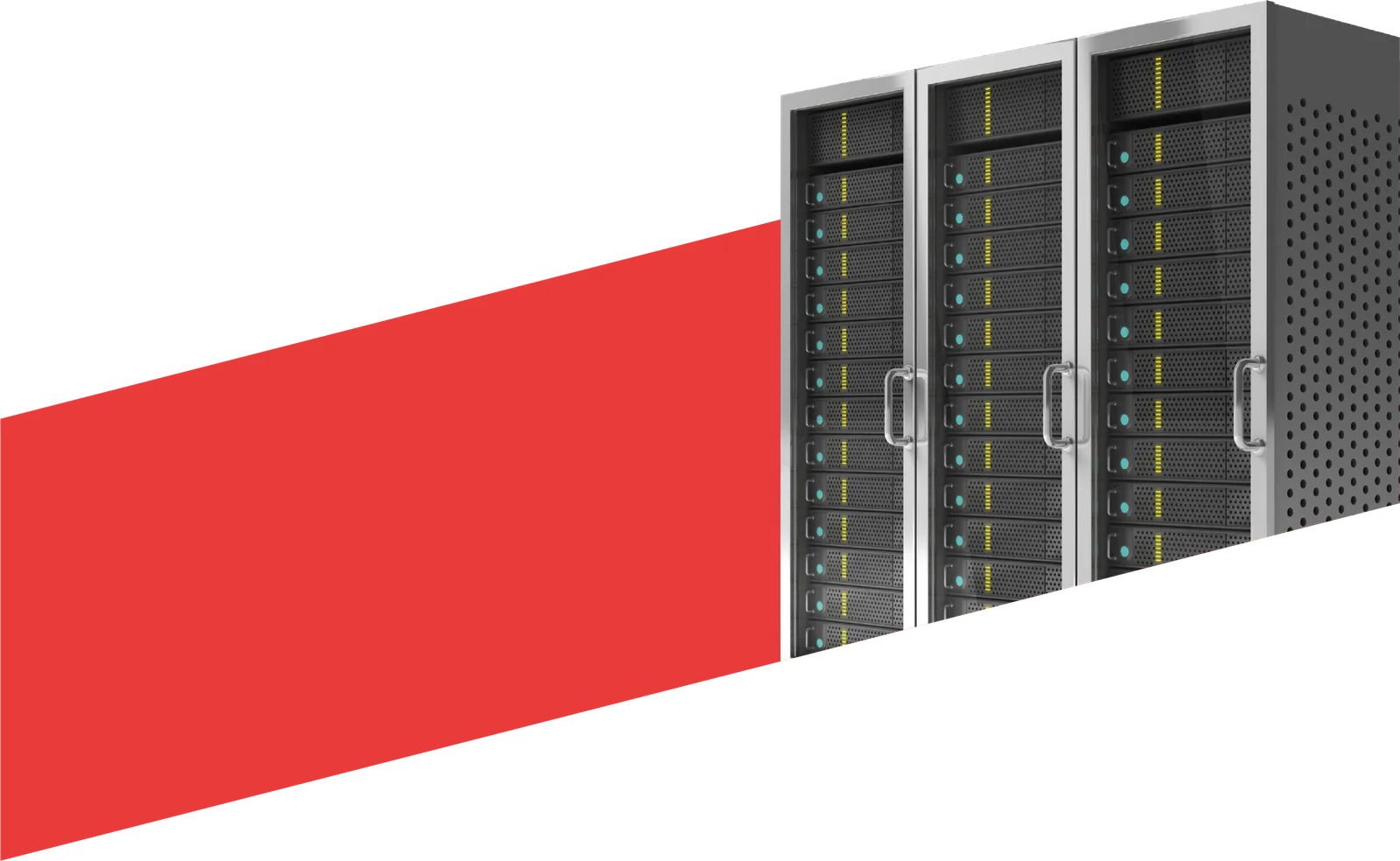 Server-Racks im Rechenzentrum